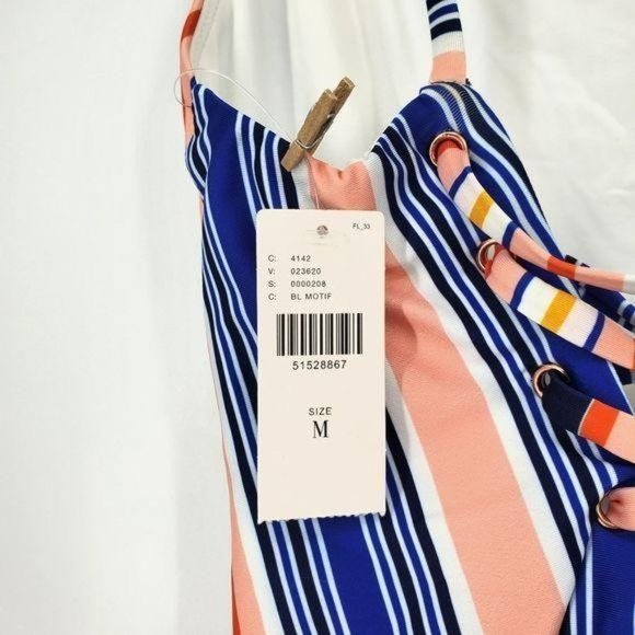 Anthropologie Lace-Up One-Piece Swimsuit - Picture 6 of 14